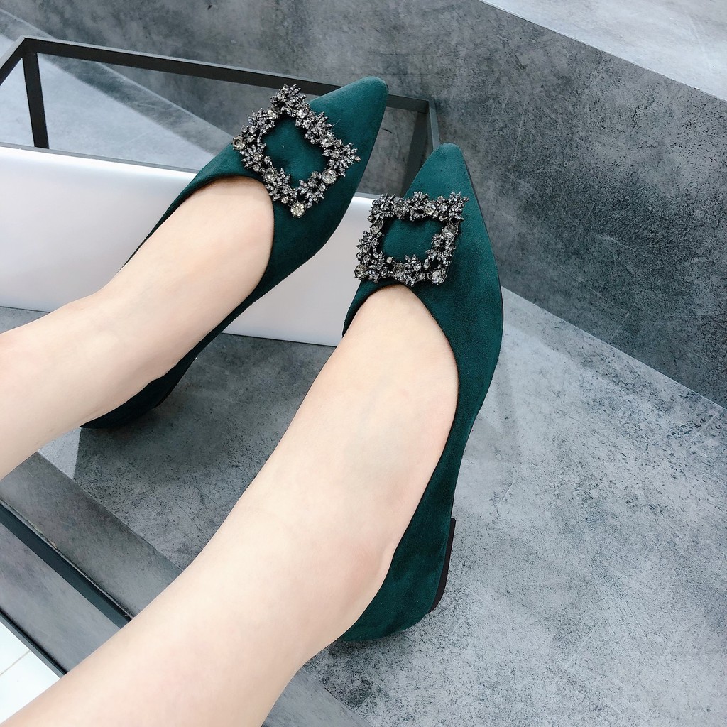 Min's Shoes - Giày Bệt B356 DA LỘN