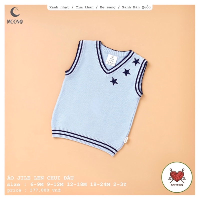 Moon - Áo Gile len chui đầu GLL03.22