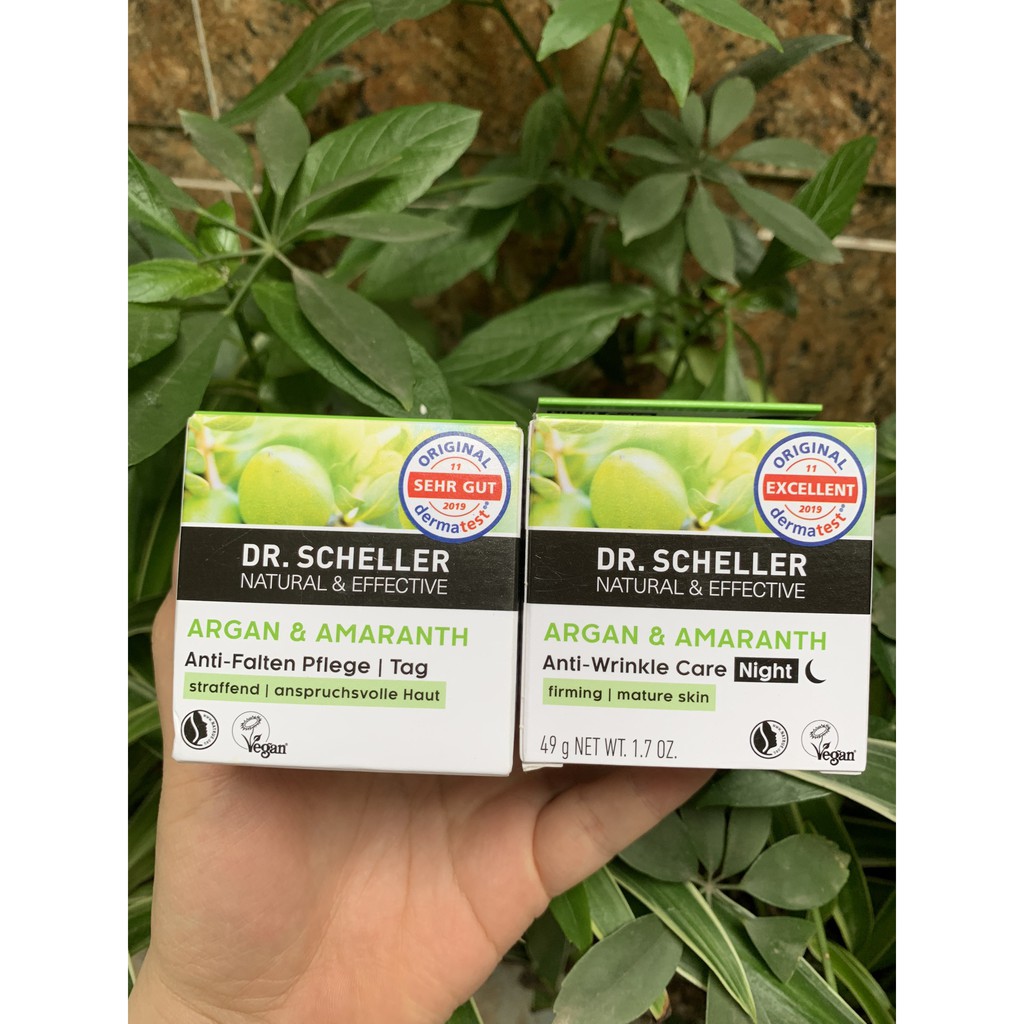 Bộ sản phẩm dưỡng da Dr.Scheller ARGAN & AMARANTH Anti-Wrinkle