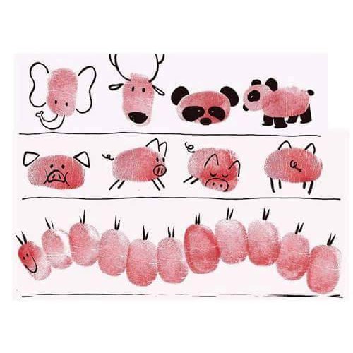 Vẽ Vân Tay 20 Màu