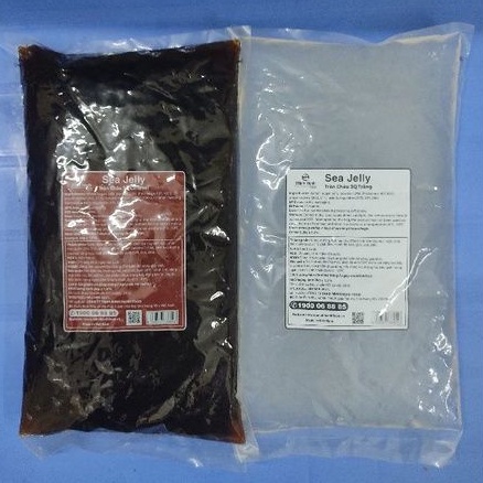 trân châu 3q đen / trắng 2kg.nguyên liệu làm trà sữa