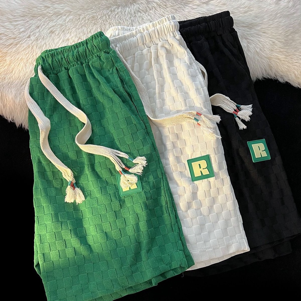 Quần Short Thể Thao Lưng Cao Dáng Rộng Thời Trang Mùa Hè Cho Nam Giới