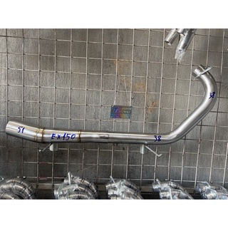 cổ ex 150 inox304 size 38 38 51 gắn pô zin