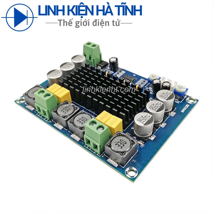 Mạch khuếch đại âm thanh XH-M543 2 kênh chip TPA3116D2 32 chân công suất 2x120W 12V-24V