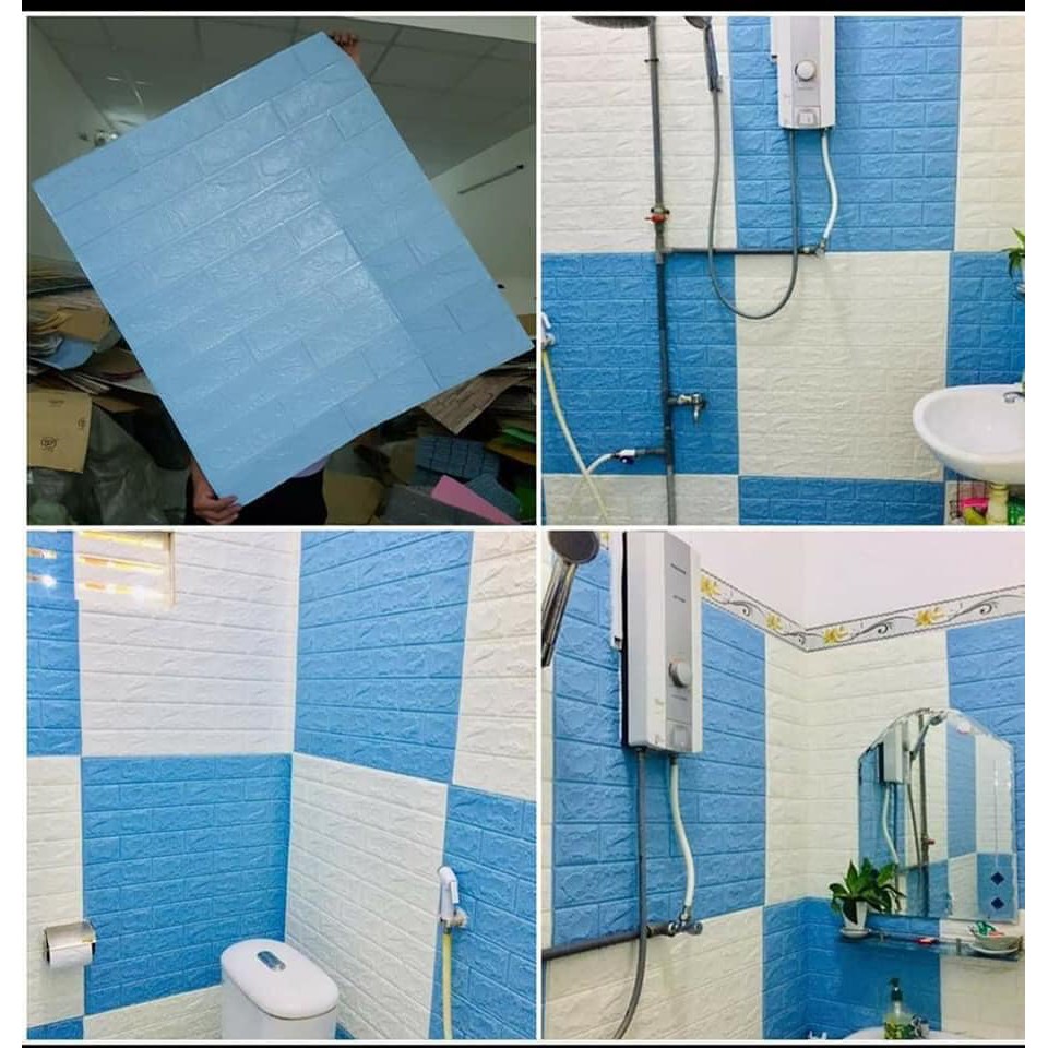 Xốp dán tường hoạt hình, vân gạch 70x77cm giá Rẻ tại Đà Nẵng
