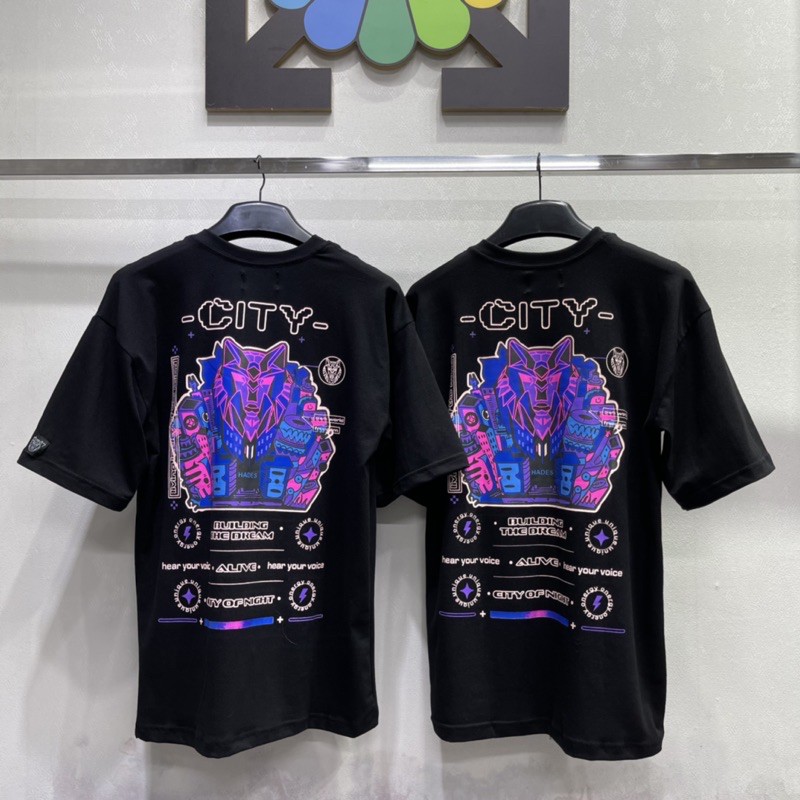 Áo thun tay lỡ HADES City tee Nam nữ cotton Kun Shop | BigBuy360 - bigbuy360.vn
