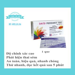 (CHÍNH HÃNG) Que thử thai David chính xác,an toàn,tiện lợi