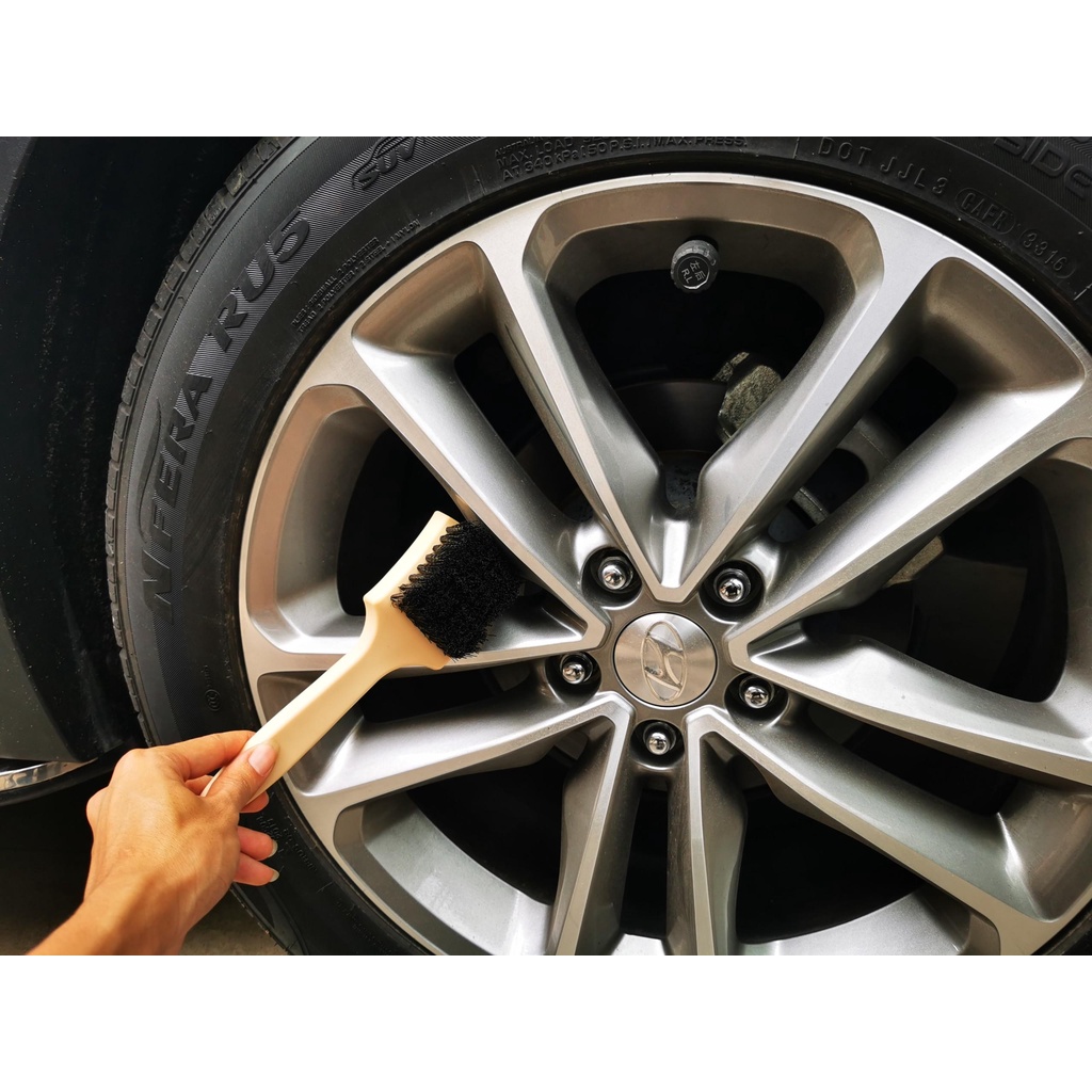 Bàn Chải Sợi Nylon Vệ Sinh Lốp Ô Tô Xe Máy, Vệ Sinh Thảm, Khoáng Máy Xe 22cm