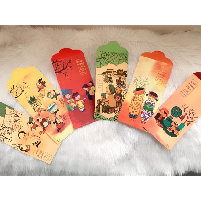 Combo 300c lì xì chọn mẫu inbox