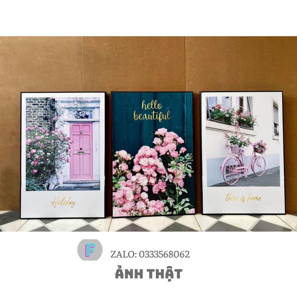 Tranh Treo Tường Canvas,Bộ 3 tranh decor phòng KHÁCH,phòng NGỦ,Cầu thang đẹp, giá rẻ ⚡FREE SHIP⚡thêm