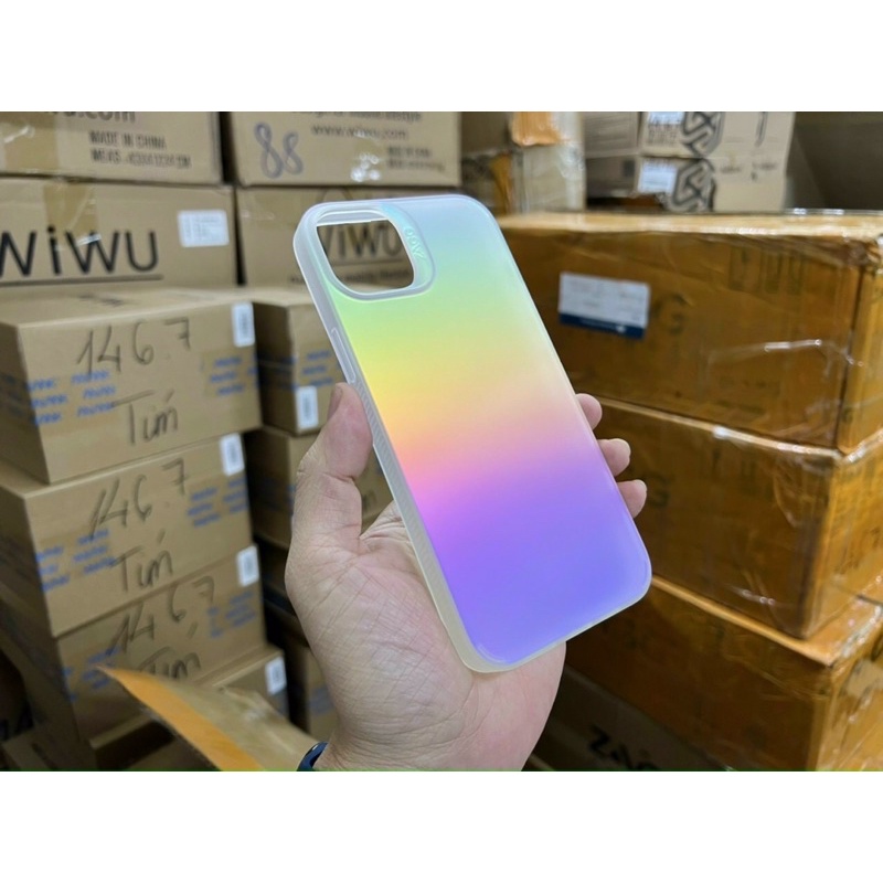 Ốp ZAGG lưng nhám ánh cầu vồng ip14/ ip14 pro/ ip14 pro max