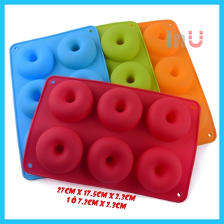 HCM - Khuôn silicon nướng bánh donut, làm donut pudding, rau câu