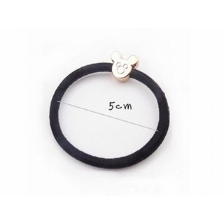 Set 5 chun buộc tóc đen đơn giản