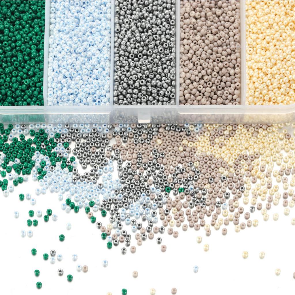 Set 9000 Hạt 2mm Làm Đồ Trang Sức Thủ Công