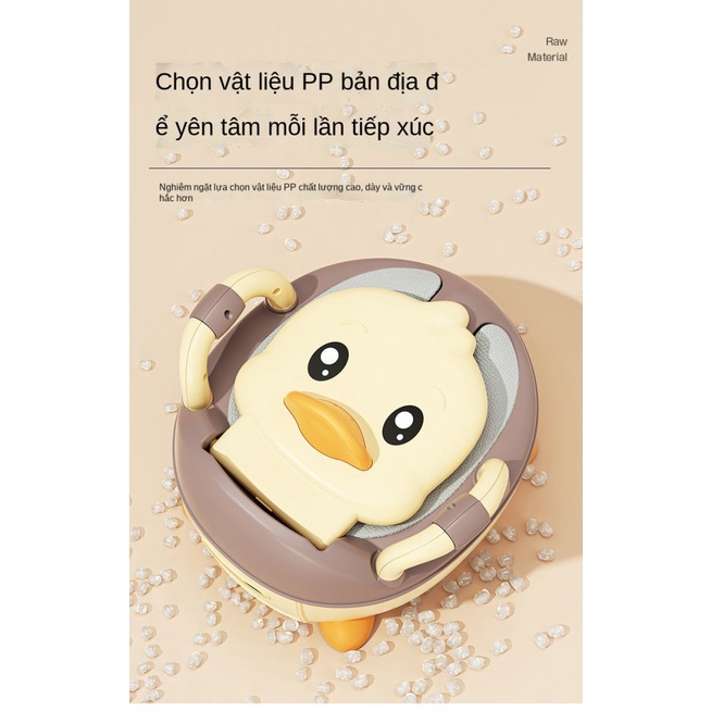 (kèm lót+ cọ) Bô Đi Vệ Sinh Chất Lượng Cao Dành Cho Bé Trai Và Bé Gái