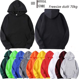 Áo HOODIE BASIC Trơn 10 Màu UNISEX