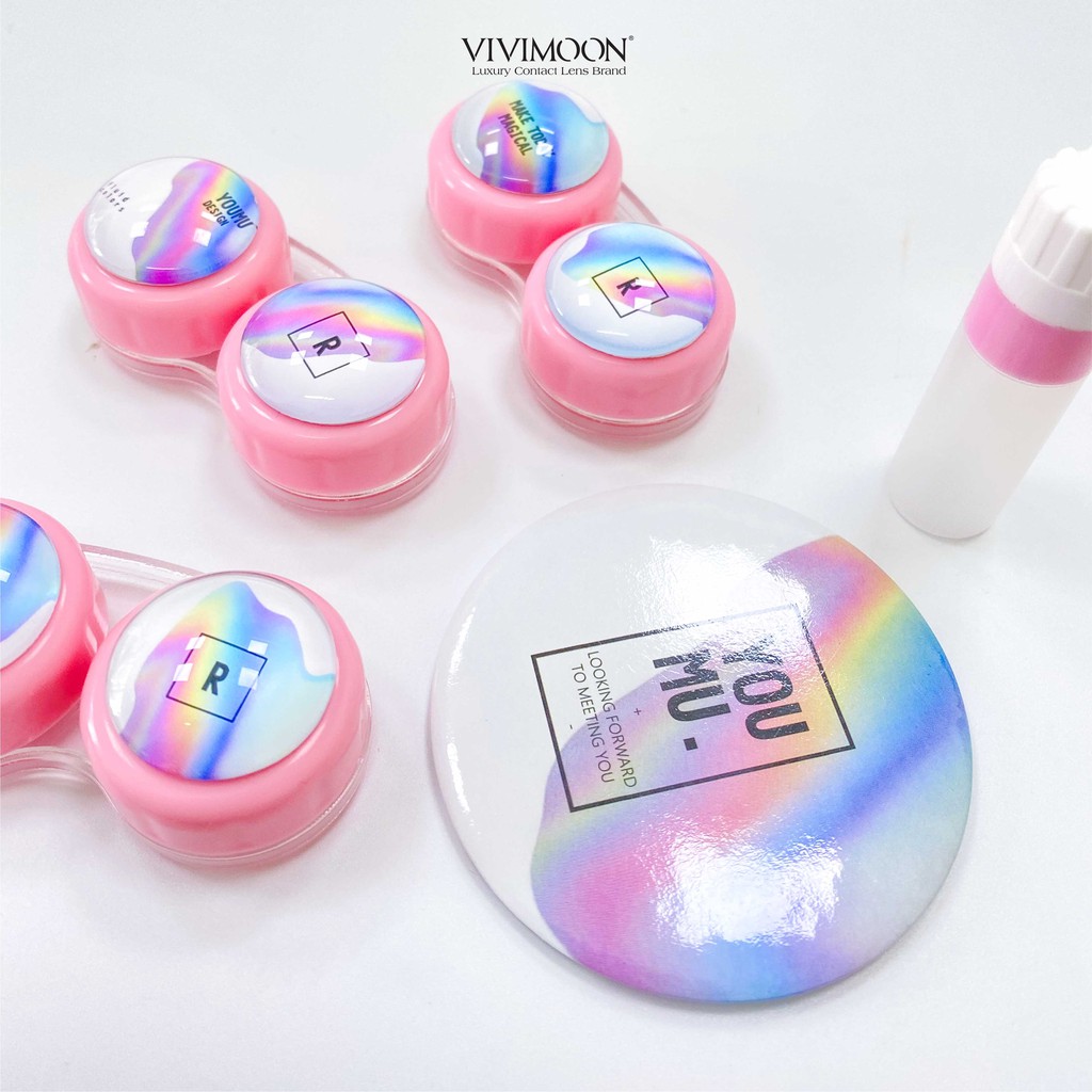 Ví Đựng Lens Unicorn Wallet Vivimoon - 3 Khay Đựng Lens Đôi Tiện Lợi