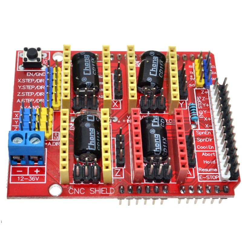 Máy khắc cnc Shield v3 mới / Máy in 3D / Bảng mở rộng trình điều khiển A4988 cho Arduino