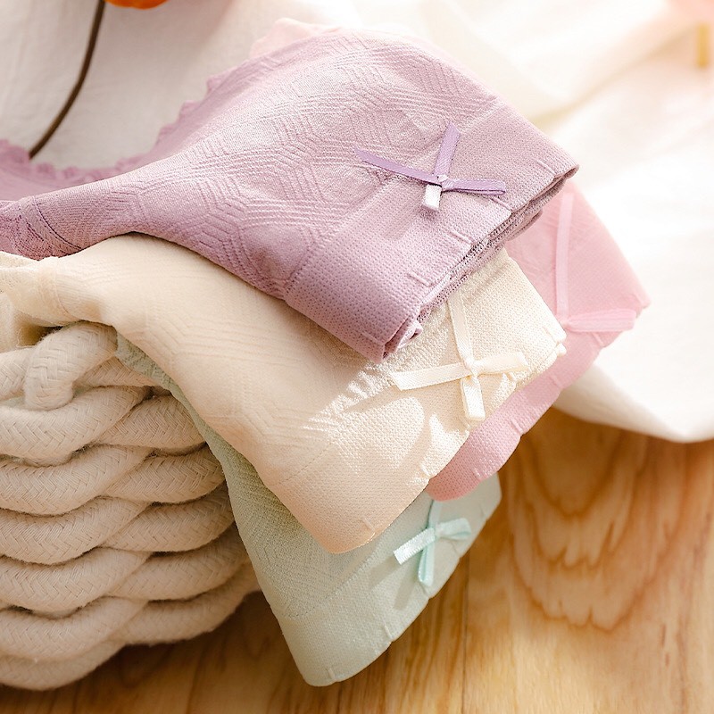 Quần lót cotton kháng khuẩn Midori dệt kim chống hằn viền thấm hút tốt 3DA | BigBuy360 - bigbuy360.vn