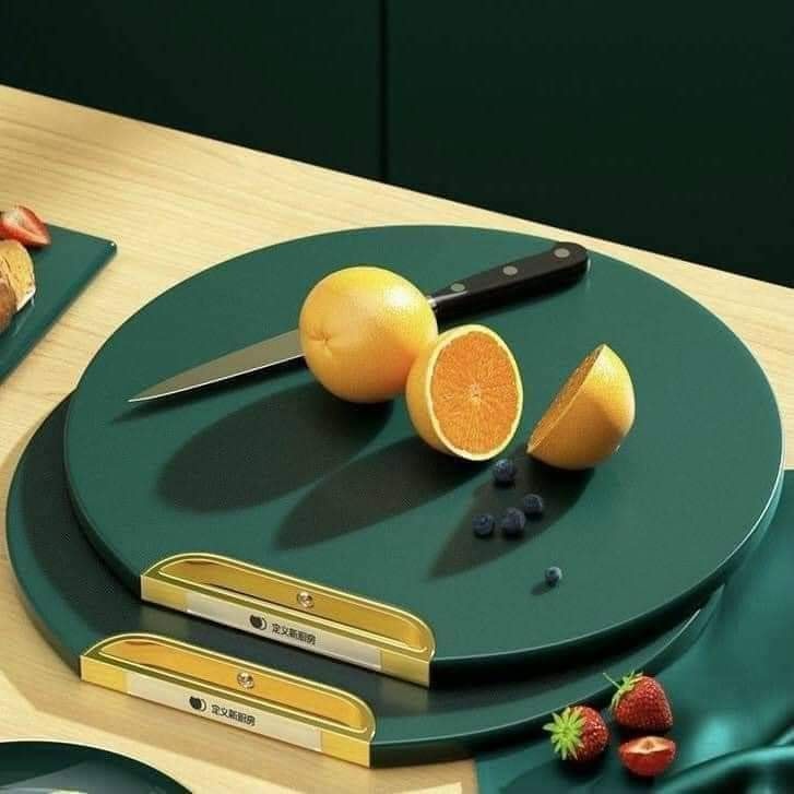 Thớt nhựa xanh kháng khuẩn chống nấm mốc,thớt nhựa PE cao cấp xoay 360 độ chống trơn trượt đa năng