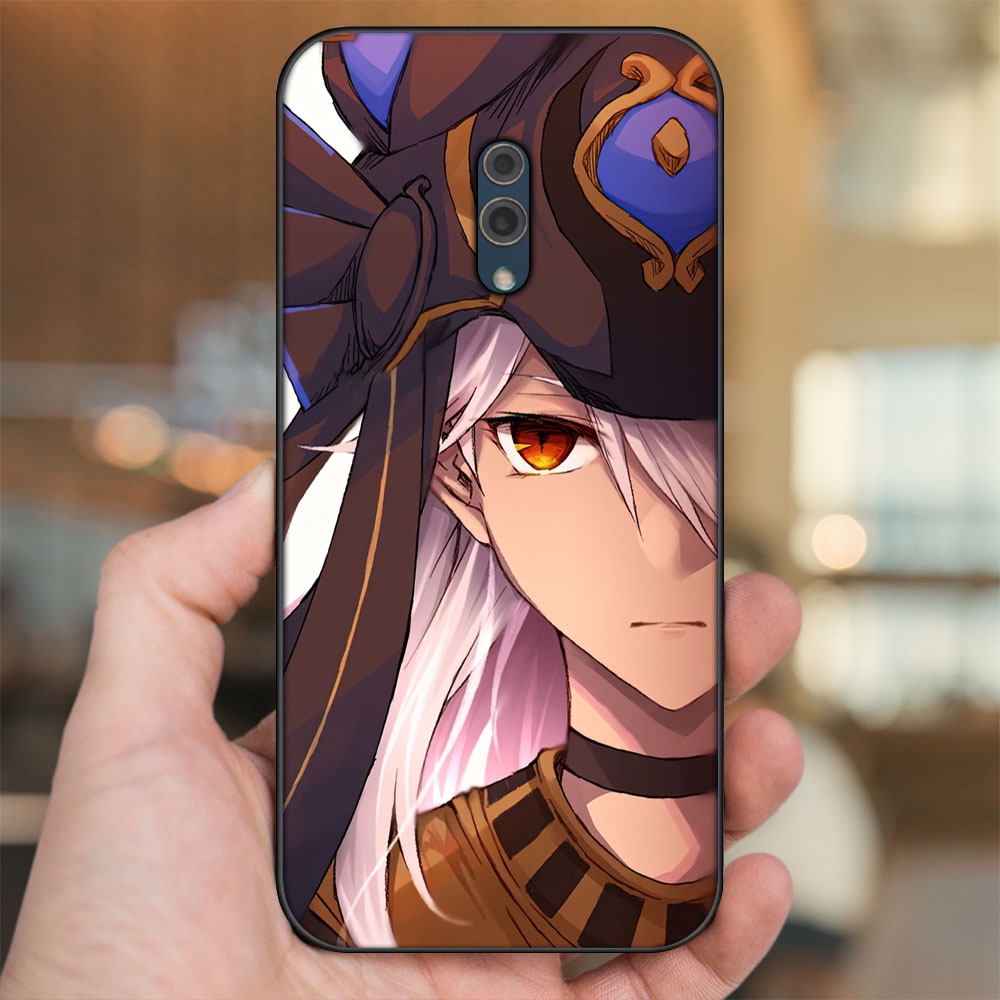 Ốp lưng Oppo K3 viền đen in hình Cyno Genshin Impact