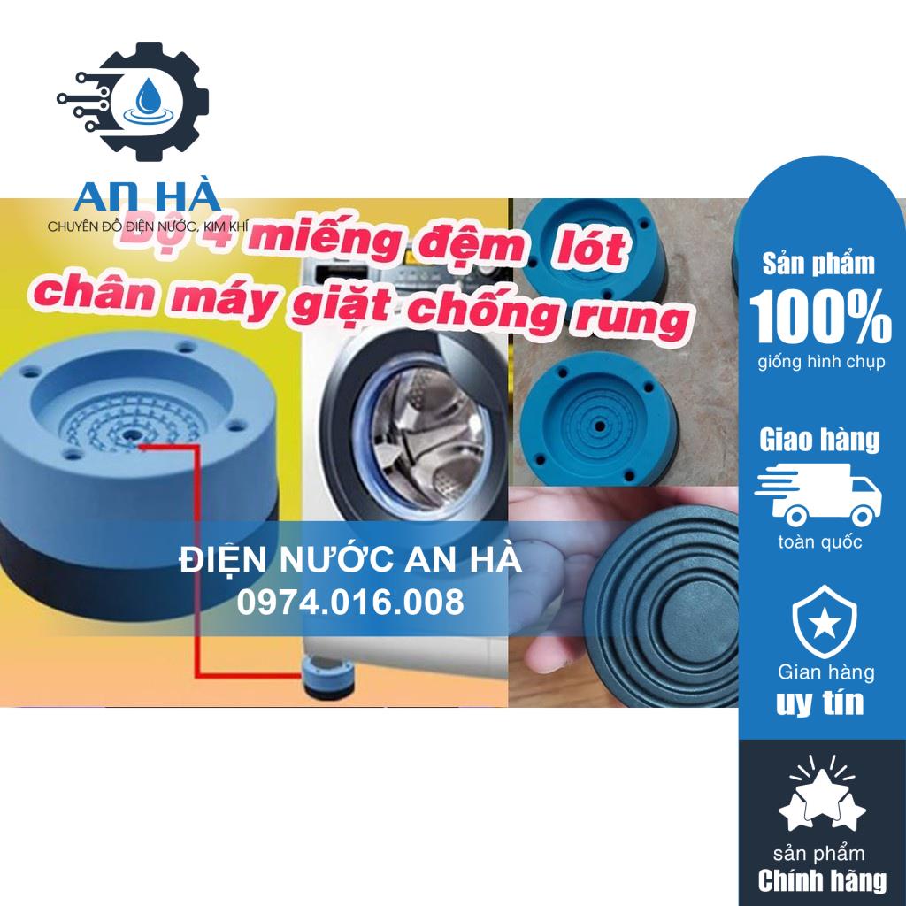 SBộ Chân máy giặt 4 miếng cao su cao cấp chống ồn chống rung