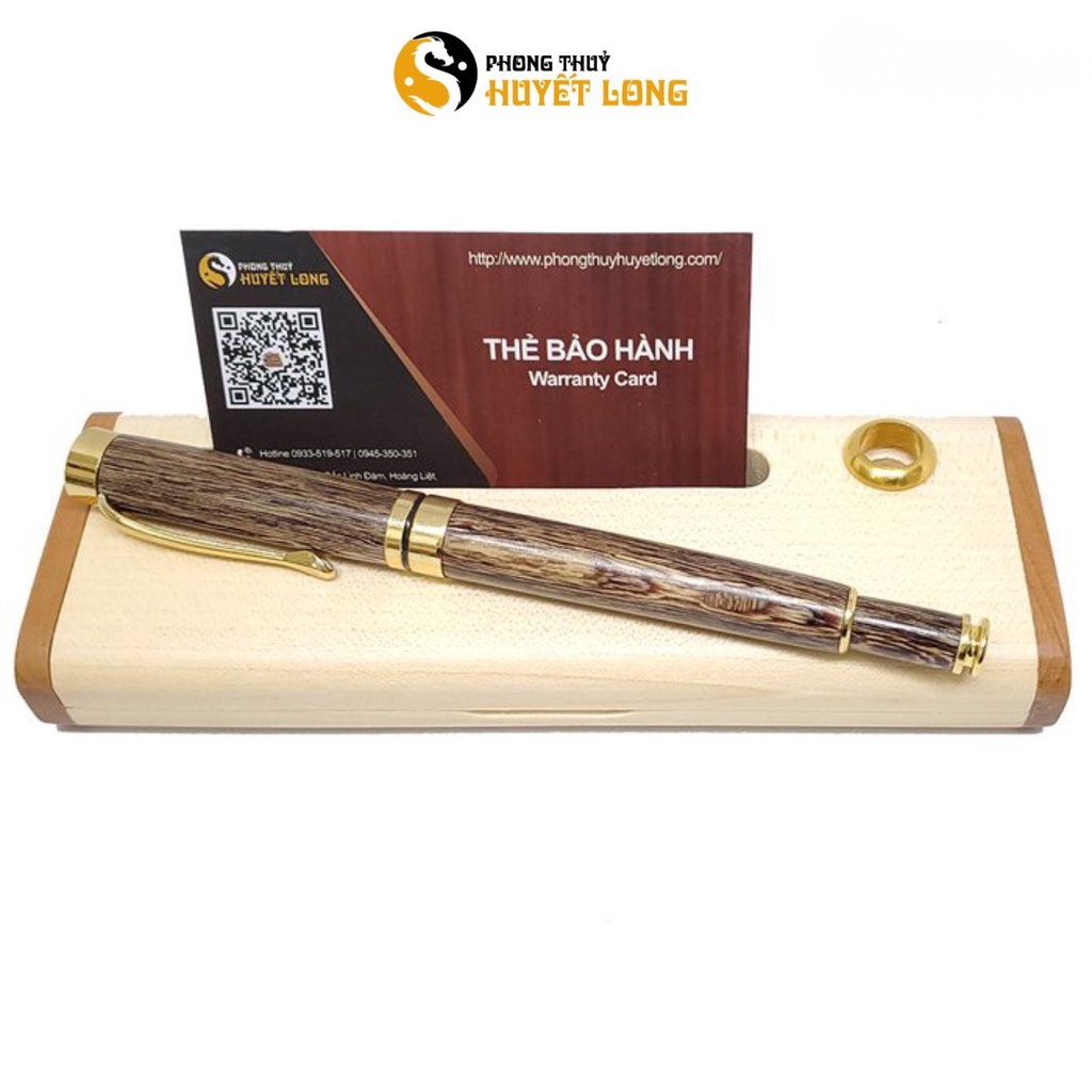 Bút Gỗ Trầm Hương Sánh Chìm Cao Cấp, Sang Trọng, Đẳng Cấp, Tặng Kèm Hộp Bút Gỗ