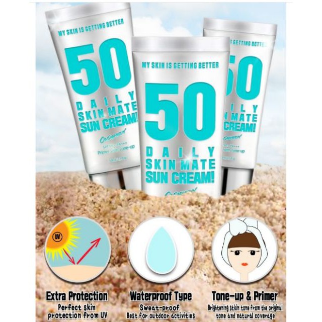 Kem chống nắng Onsaemeein Daily Skin Mate Sun Cream Primer w/ Tone Up 50ml
