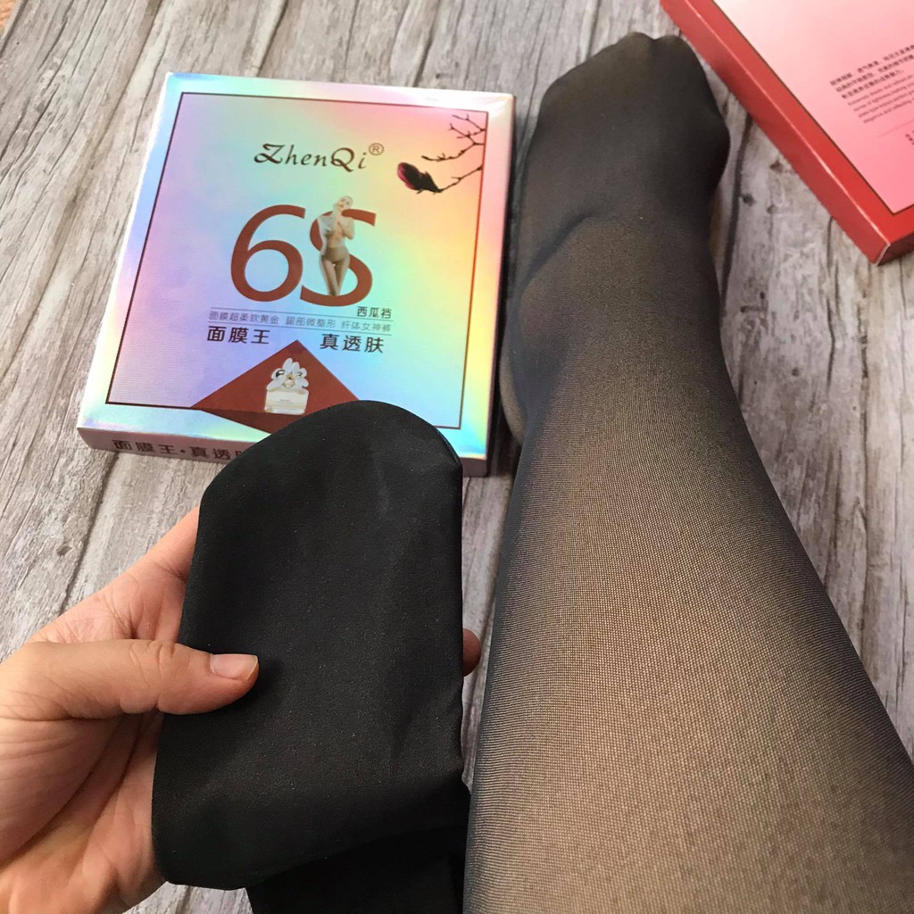 Quần tất lót nỉ nữ 𝑭𝒓𝒆𝒆𝒔𝒉𝒊𝒑Quần tất 3D 6S đánh lừa thị giác, giữ ấm mà vẫn siêu thật chân