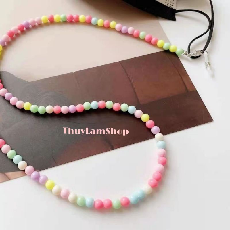 Dây đeo trang trí khẩu trang, kính mắt chống trượt dễ thương tiện dụng