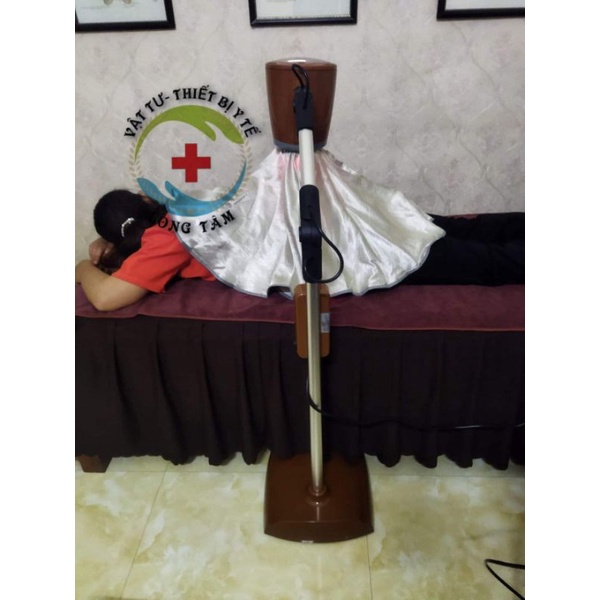 Máy xông ngải cứu có Đèn Hồng Ngoại tặng kèm ngải nhung và tinh dầu