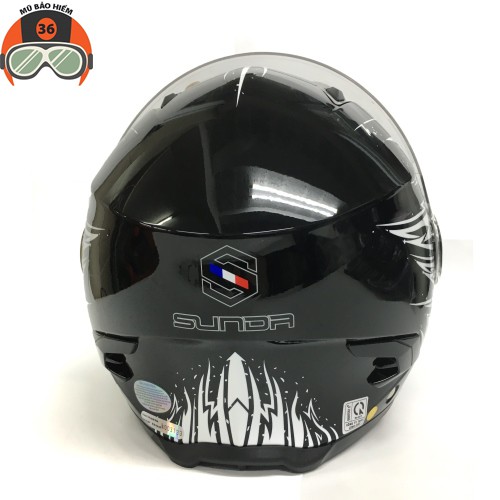 Mũ bảo hiểm chính hãng SUNDA 617 tem