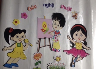 Tranh góc mầm non