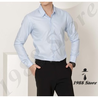 Áo sơ mi nam dài tay SD-02 (Màu xanh nhạt)