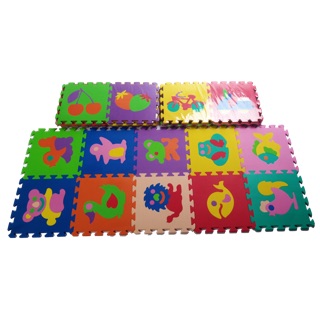 Mút xốp thảm hình thú trái cây hình vũ trụ 30* 3o cm 10 miếng
