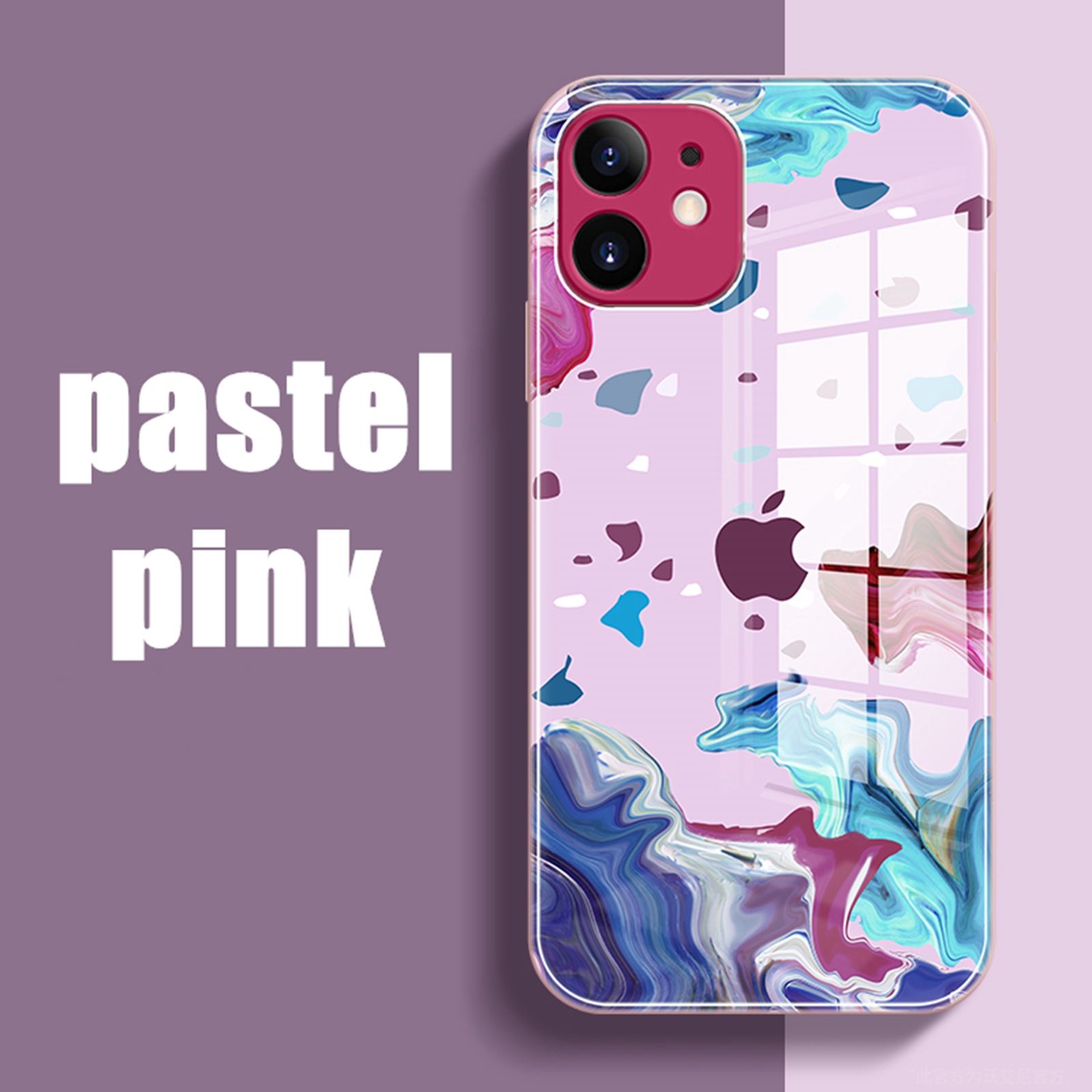 Ốp Lưng Kính Cường Lực Chống Sốc Viền Màu Cho Iphone 12 11 Pro Max 7 / 8 Plus Se 2020 X Xs Max Xr | BigBuy360 - bigbuy360.vn