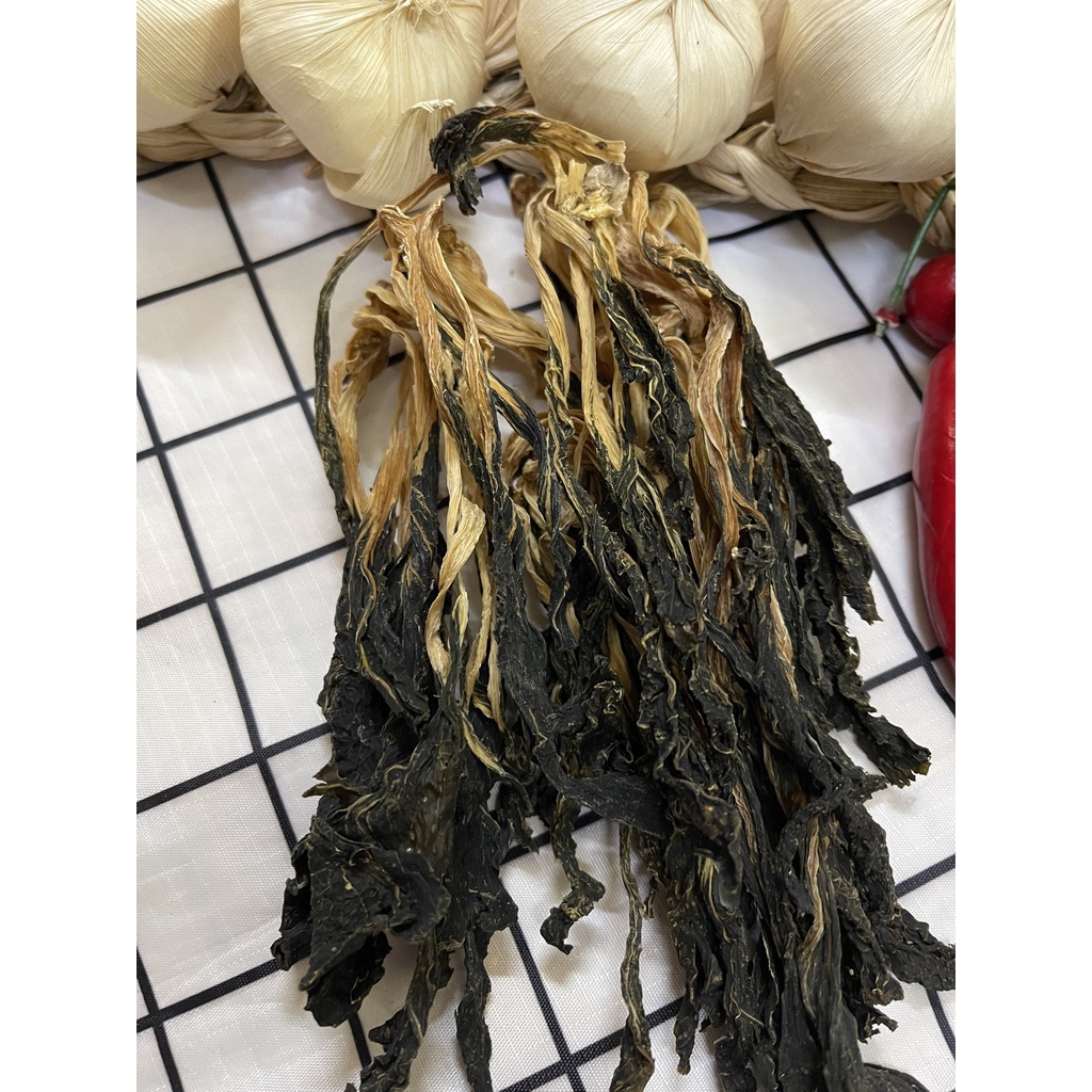 Cải bẹ trắng khô 100gram - 500gram - Nguyên liệu ngon cho đồ ăn