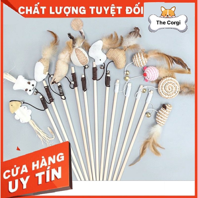 Cần câu gỗ cho mèo