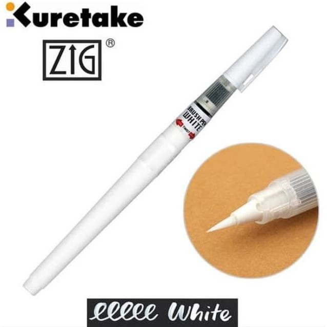 Bút lông mực trắng Kuretake