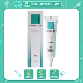 Sodermix Cream 15g - Dùng cho sẹo lồi, sẹo phì đại, chàm,  giảm ngứa, giảm mẩn đỏ - BN308