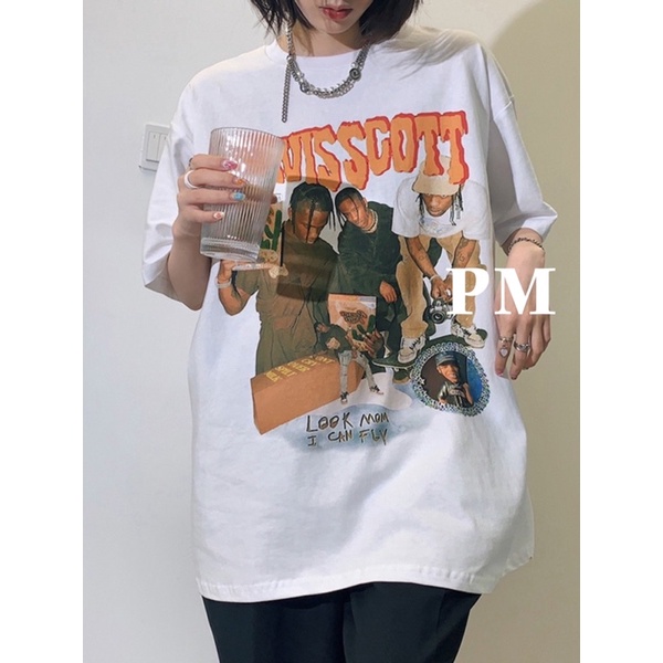 Áo thun tay lỡ TRAVISSCOOT NH11
