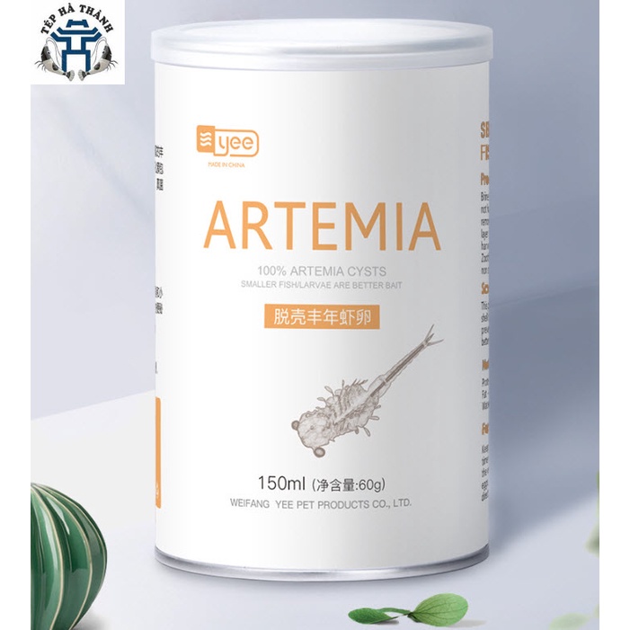 Thức Ăn Artemia Sấy Khô YEE 80Gr - Thức Ăn Dinh Dưỡng Cho Cá Cảnh