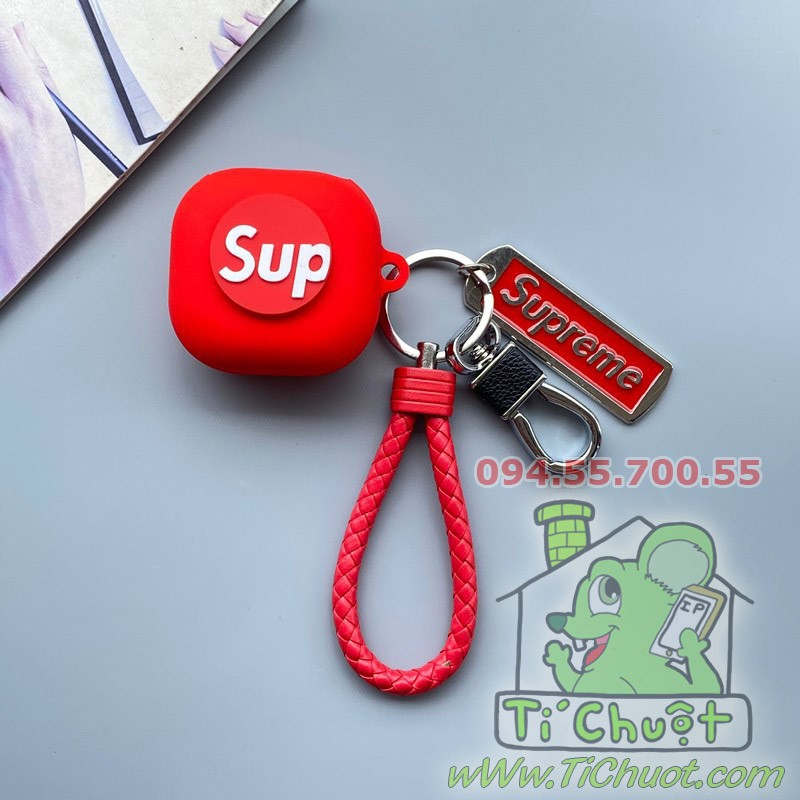 [Cao Cấp] Bao Ốp Galaxy Buds Pro/ Buds 2 Pro/ Buds 2/ Buds Live Silicon Dẻo Logo SUP Thời Trang
