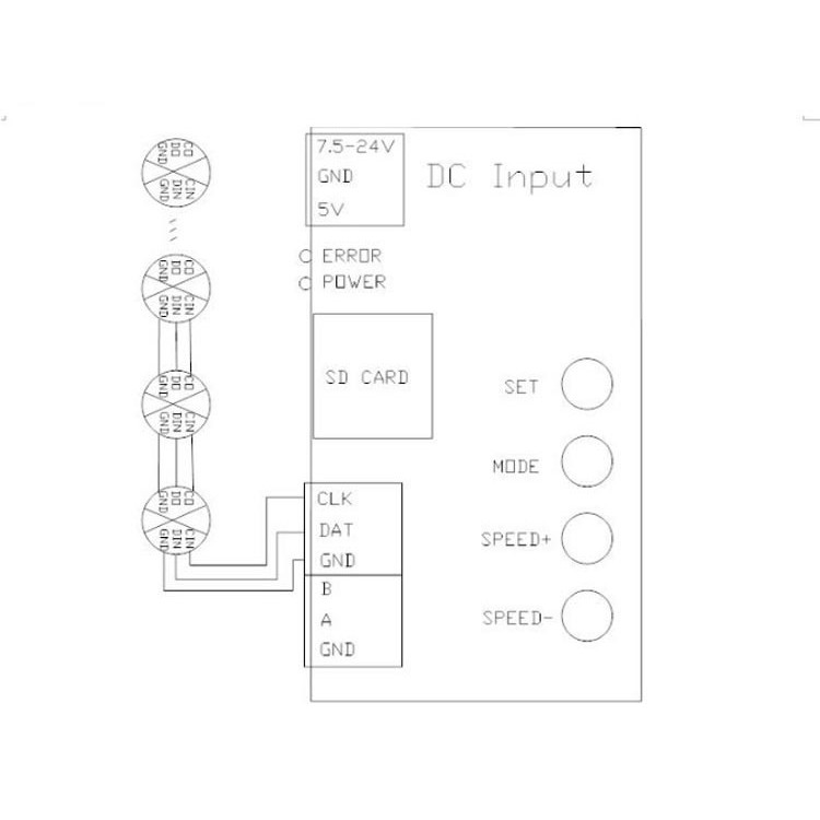 BỘ ĐIỀU KHIỂN LED FULL MÀU T1000S LẬP TRÌNH LED FULL IC1903 2811 2812 ĐIỀU KHIỂN 2048PIXEL