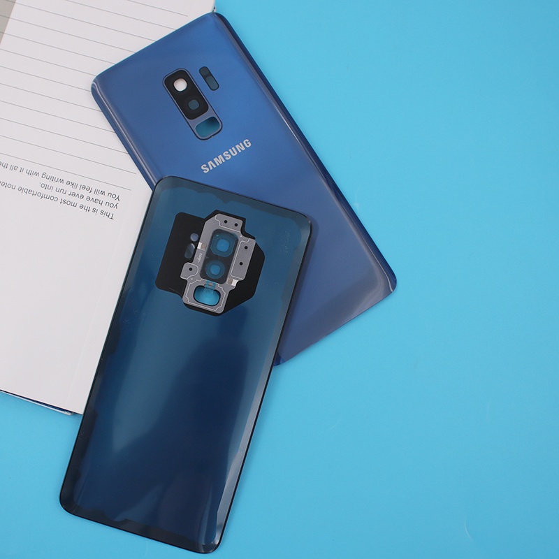 Mới Ốp Điện Thoại Mặt Gương + Nắp Pin + Logo Cho Samsung Galaxy s9 s9 Plus G960 G965 Galaxy s9 s9