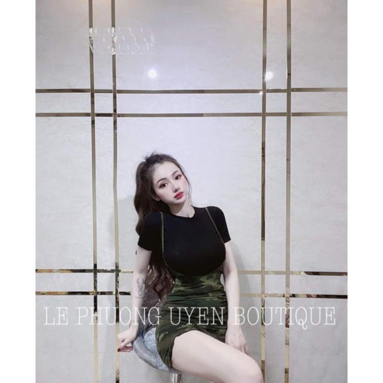 Set yếm lính + áo thun
