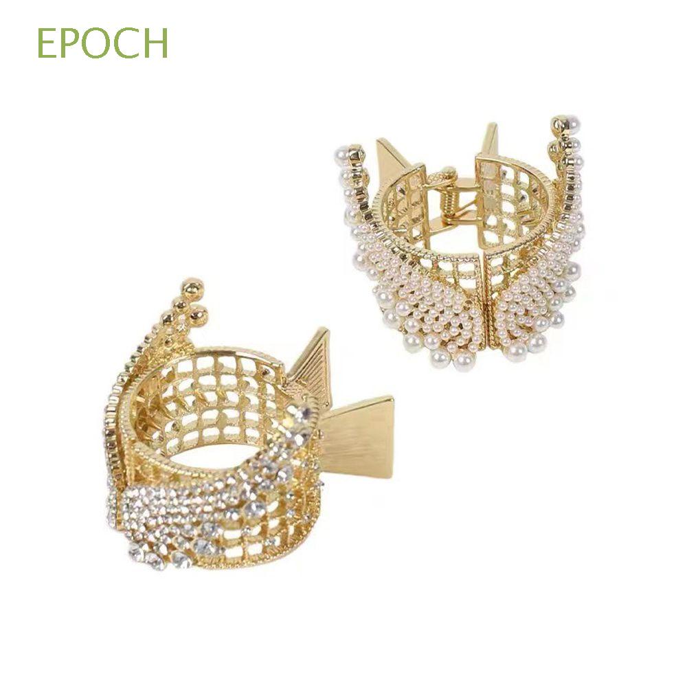 Epoch Kẹp Tóc Đuôi Ngựa Hình Cá Mập Đính Ngọc Trai Nhân Tạo Thời Trang Dành Cho Nữ