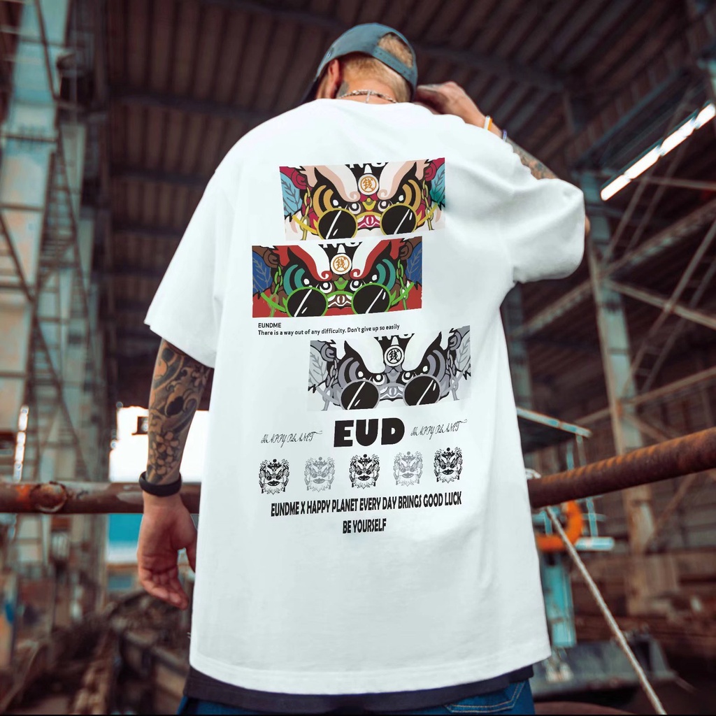 Áo Thun Dáng Rộng In Chữ Phong Cách Hip Hop Đường Phố Hàn Quốc Thời Trang Mùa Hè Cho Nam [M-8XL]