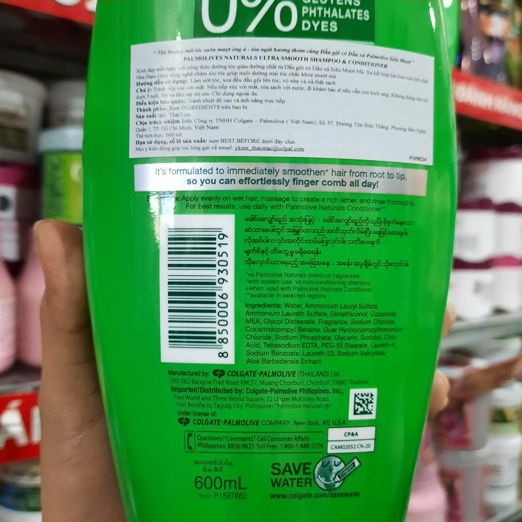 Dầu gội palmolive xanh 600ml