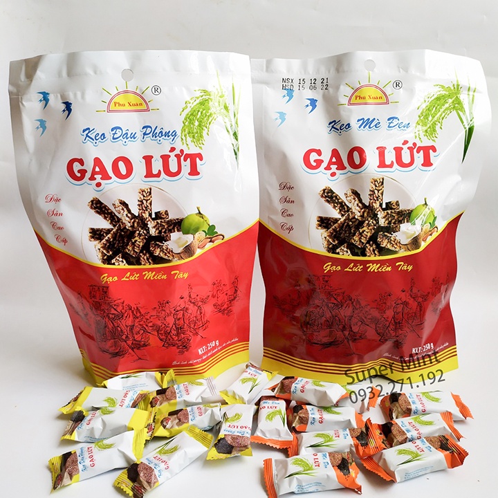 Kẹo đậu phộng - kẹo mè - kẹo gạo lứt ngon giòn Super Mint